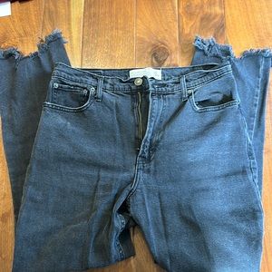 Abercrombie & fitch ultra high rise ankle jeans